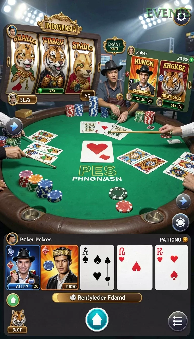 Cuplikan layar 8368SLOT — menu navigasi