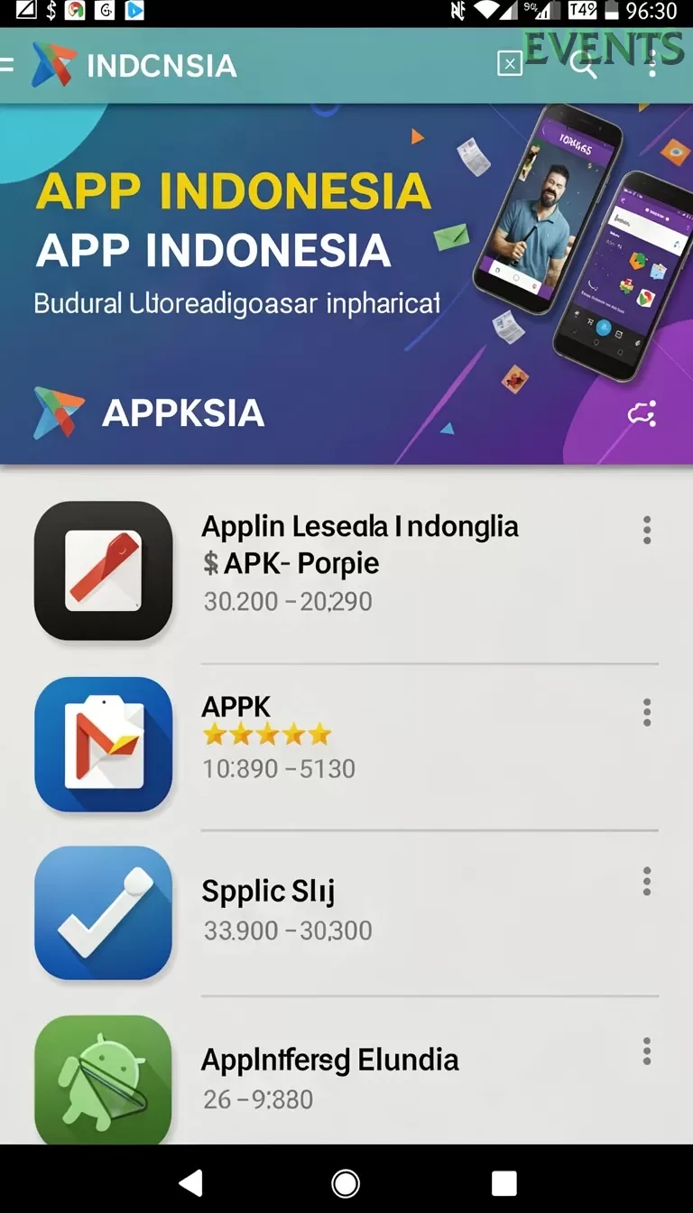 Cuplikan layar HOKI — menu navigasi